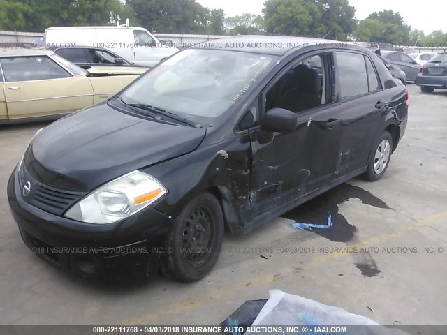 3N1CC11E89L473006 - 2009 NISSAN VERSA S/SL BLACK photo 2