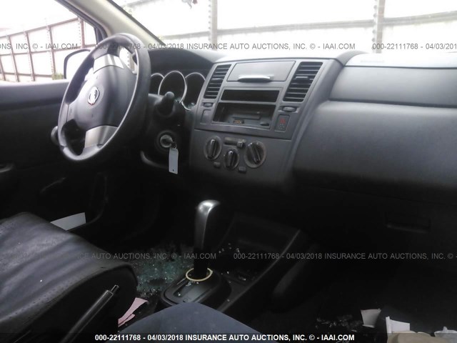 3N1CC11E89L473006 - 2009 NISSAN VERSA S/SL BLACK photo 5