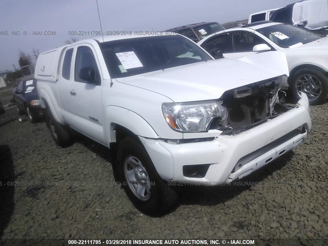 5TFTX4GN1DX025018 - 2013 TOYOTA TACOMA PRERUNNER ACCESS CAB WHITE photo 1