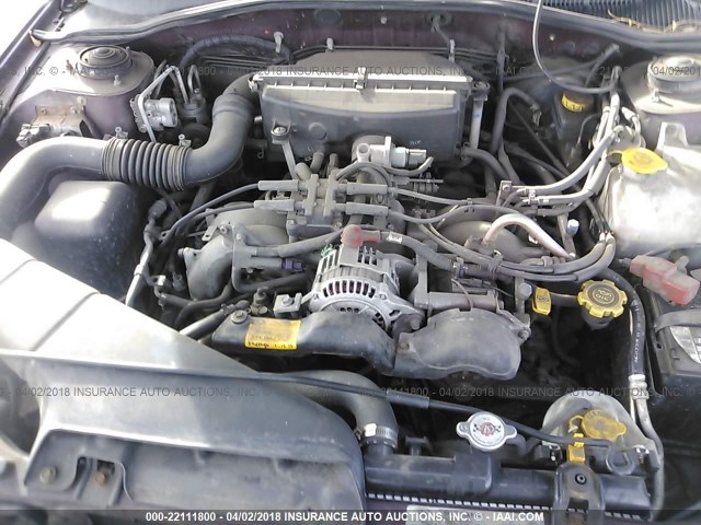 4S3BH675217628365 - 2001 SUBARU LEGACY OUTBACK AWP 栗色 照片 10