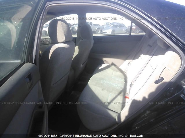 4T1BF32K02U002278 - 2002 TOYOTA CAMRY LE/XLE/SE შავი ფოტო 8