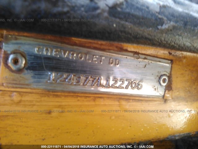 124377L122706 - 1967 CHEVROLET CAMARO ORANGE photo 9