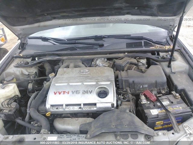 4T1BF30K16U630990 - 2006 TOYOTA CAMRY LE/XLE/SE 银色 照片 10