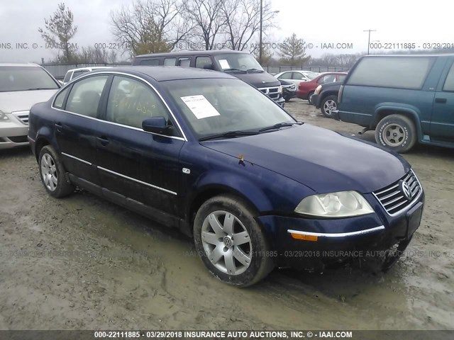 WVWRH63B82P114127 - 2002 VOLKSWAGEN PASSAT GLX 海军蓝 照片 1