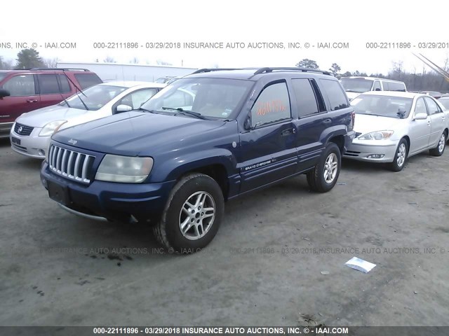 1J4GW48S54C389081 - 2004 JEEP GRAND CHEROKEE LAREDO/COLUMBIA/FREEDOM 蓝色 照片 2