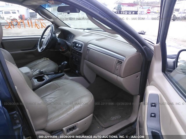 1J4GW48S54C389081 - 2004 JEEP GRAND CHEROKEE LAREDO/COLUMBIA/FREEDOM 蓝色 照片 5