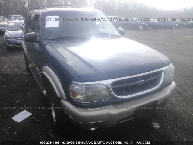 1FMZU74E8YZA50805 - 2000 FORD EXPLORER EDDIE BAUER BLUE photo 1