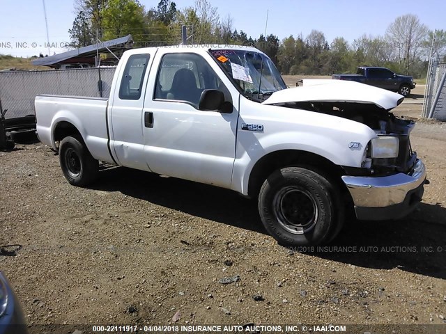 1FTSX30S4YED72799 - 2000 FORD F350 SRW SUPER DUTY WHITE photo 1