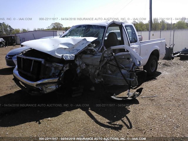 1FTSX30S4YED72799 - 2000 FORD F350 SRW SUPER DUTY WHITE photo 2