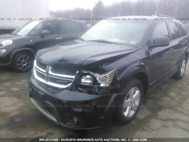 3D4PG1FG9BT547328 - 2011 DODGE JOURNEY MAINSTREET BLACK photo 6