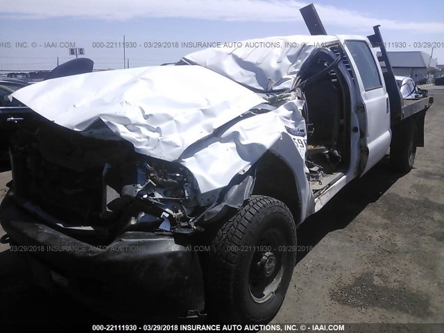 1FTNW20L24EB72520 - 2004 FORD F250 SUPER DUTY WHITE photo 6