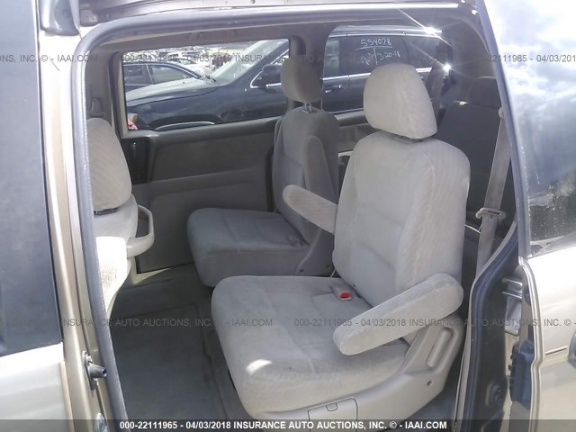 5FNRL18584B060636 - 2004 HONDA ODYSSEY LX TAN photo 8