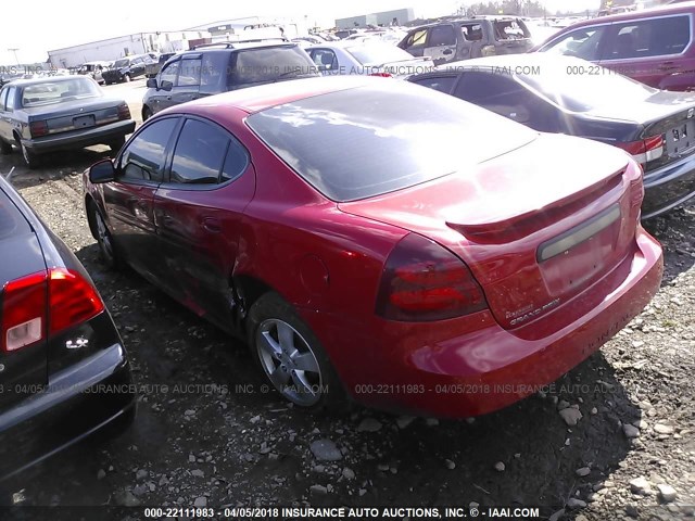 2G2WP552381101969 - 2008 PONTIAC GRAND PRIX წითელი ფოტო 3