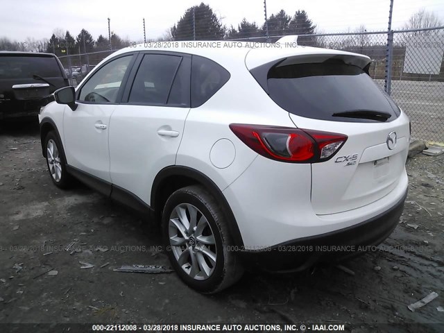 JM3KE4DYXE0337159 - 2014 MAZDA CX-5 GT WHITE photo 3