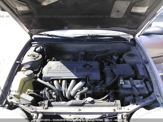 1NXBR12E9YZ337358 - 2000 TOYOTA COROLLA VE/CE/LE 棕色 照片 10