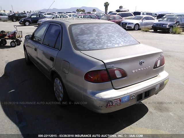 1NXBR12E9YZ337358 - 2000 TOYOTA COROLLA VE/CE/LE TAN photo 3