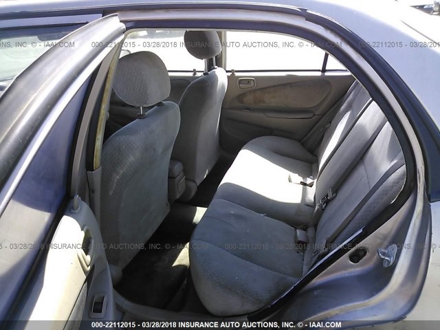 1NXBR12E9YZ337358 - 2000 TOYOTA COROLLA VE/CE/LE TAN photo 8