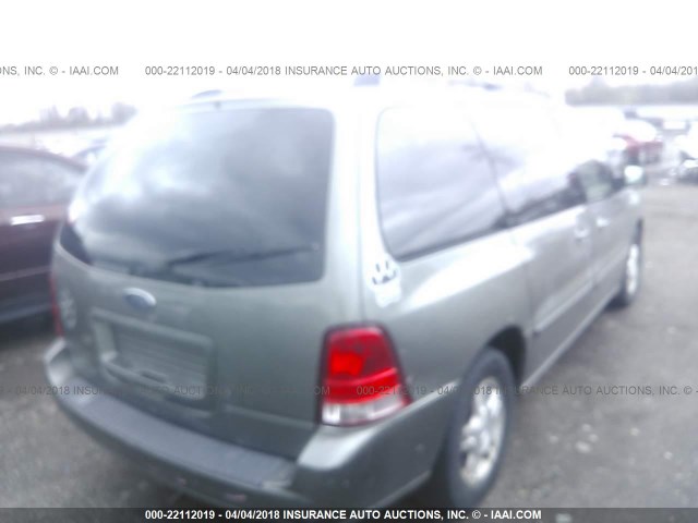 2FMZA52246BA25440 - 2006 FORD FREESTAR SEL GRAY photo 4