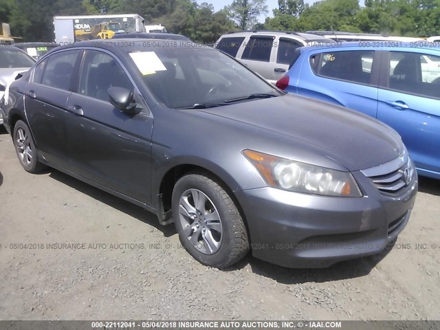 1HGCP2F66BA134588 - 2011 HONDA ACCORD SE GRAY photo 1