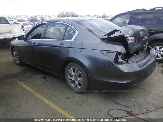 1HGCP2F66BA134588 - 2011 HONDA ACCORD SE GRAY photo 3