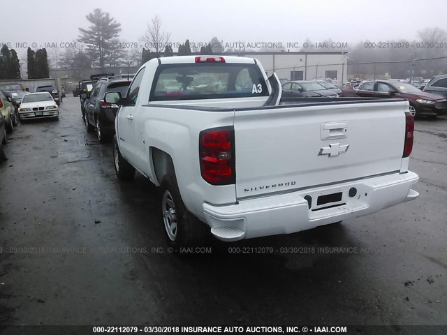 1GCNCNEH0GZ324645 - 2016 CHEVROLET SILVERADO C1500/C1500  LS WHITE photo 3