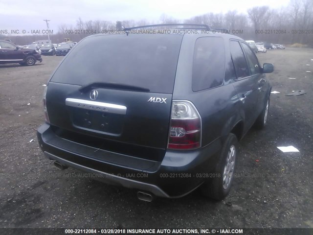 2HNYD18636H500562 - 2006 ACURA MDX TOURING GRAY photo 4