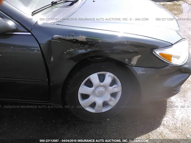 4T1BE32K93U716169 - 2003 TOYOTA CAMRY LE/XLE/SE მწვანე ფოტო 6