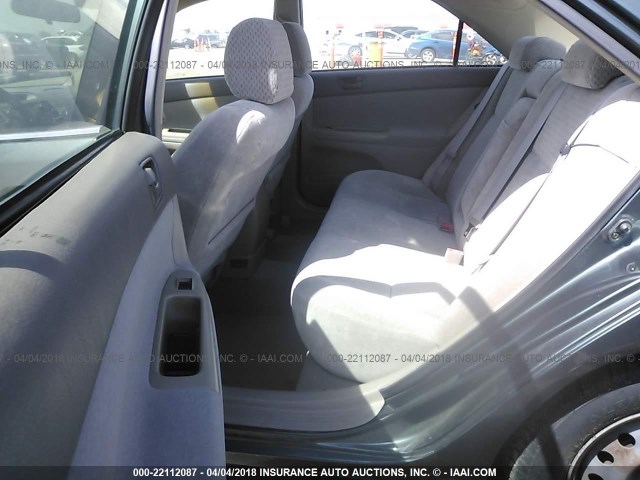 4T1BE32K93U716169 - 2003 TOYOTA CAMRY LE/XLE/SE მწვანე ფოტო 8