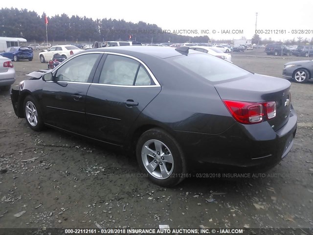 1G11B5SL0FF232020 - 2015 CHEVROLET MALIBU LS BLACK photo 3