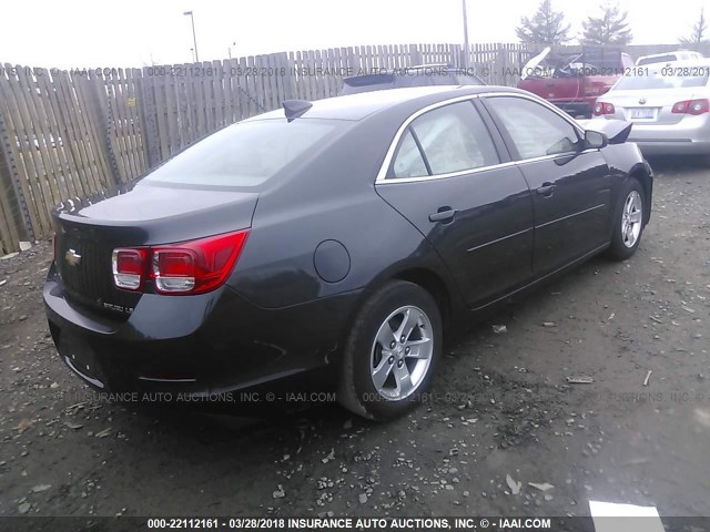 1G11B5SL0FF232020 - 2015 CHEVROLET MALIBU LS BLACK photo 4