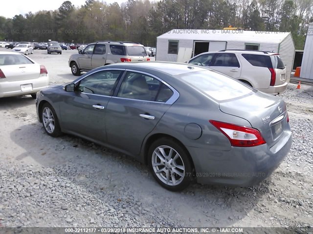 1N4AA5AP6BC803445 - 2011 NISSAN MAXIMA S/SV GREEN photo 3