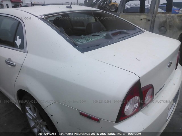 1G1ZE5E77AF141912 - 2010 CHEVROLET MALIBU LTZ WHITE photo 6