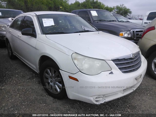 1C3CC4FBXAN206987 - 2010 CHRYSLER SEBRING TOURING WHITE photo 1