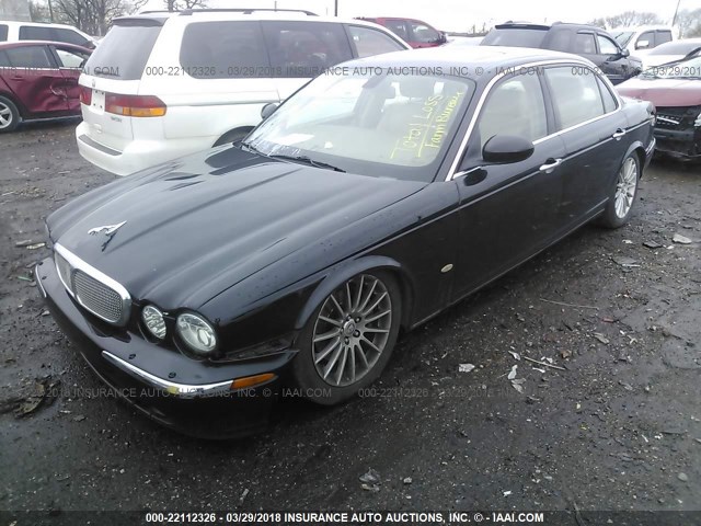 SAJWA79B76SH08316 - 2006 JAGUAR XJ8 L BLACK photo 2