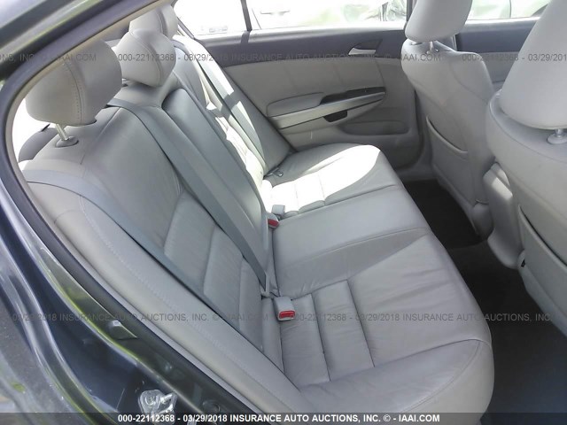 1HGCP26849A110253 - 2009 HONDA ACCORD EXL GRAY photo 8