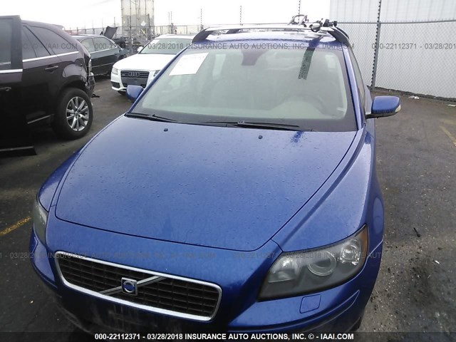 YV1MJ682662151245 - 2006 VOLVO V50 T5 BLUE photo 6