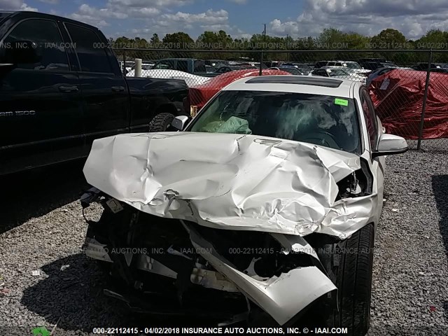 WBA3B1C54DK129256 - 2013 BMW 320 I WHITE photo 6