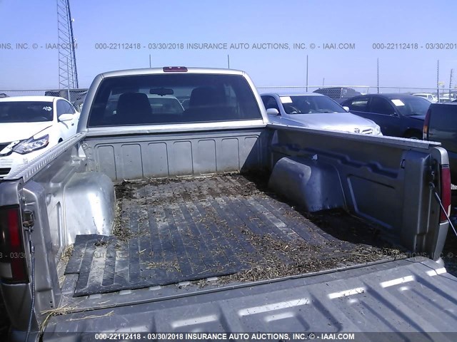 1GTCS19W81K112619 - 2001 GMC SONOMA BROWN photo 8