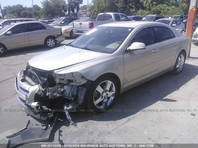 1G1ZC5E04CF218988 - 2012 CHEVROLET MALIBU 1LT 金色 照片 2
