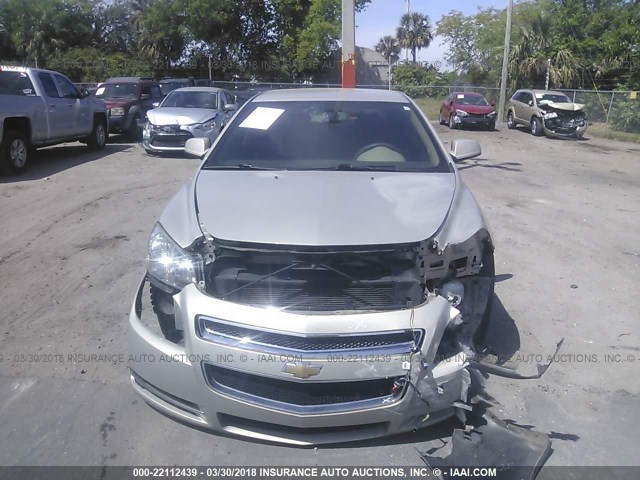 1G1ZC5E04CF218988 - 2012 CHEVROLET MALIBU 1LT 金色 照片 6