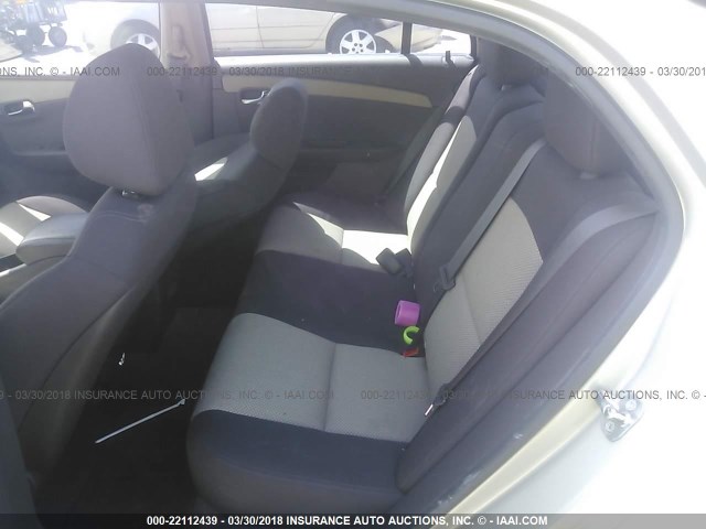 1G1ZC5E04CF218988 - 2012 CHEVROLET MALIBU 1LT 金色 照片 8