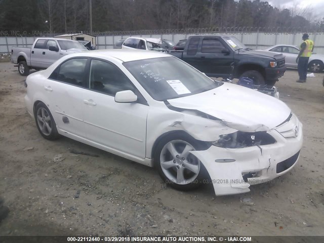 1YVHP80C975M08365 - 2007 MAZDA 6 I WHITE photo 1