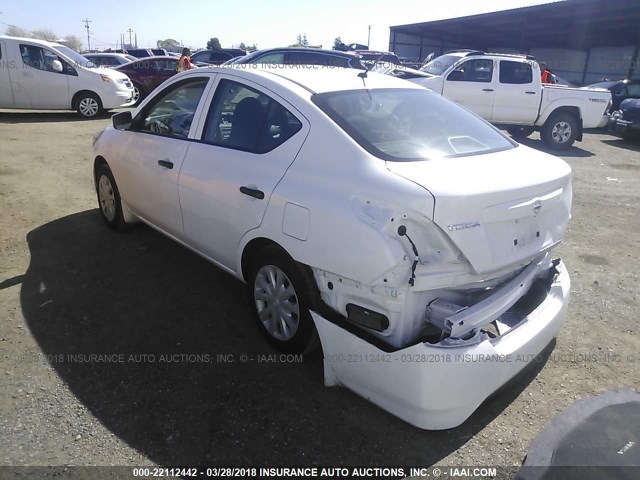 3N1CN7AP2HL848174 - 2017 NISSAN VERSA S/S PLUS/SV/SL WHITE photo 3