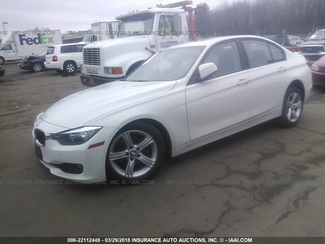 WBA3B5C54DF591672 - 2013 BMW 328 XI SULEV WHITE photo 2