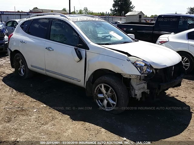 JN8AS5MT0BW159704 - 2011 NISSAN ROGUE S/SV/KROM WHITE photo 1