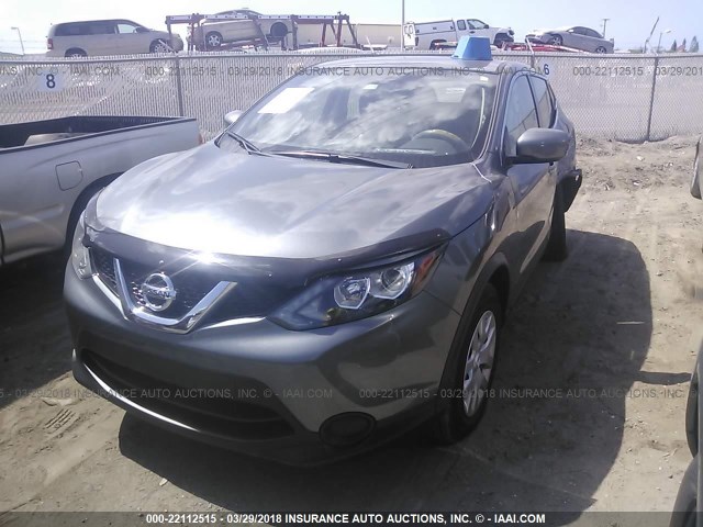 JN1BJ1CPXHW003777 - 2017 NISSAN ROGUE SPORT S/SV/SL GRAY photo 2