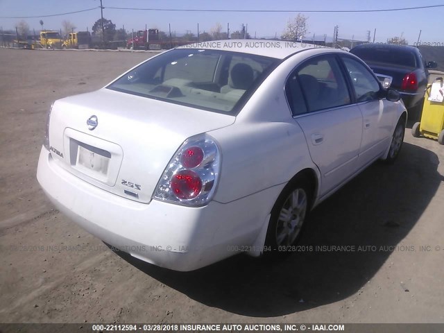 1N4AL11D86C217229 - 2006 NISSAN ALTIMA S/SL WHITE photo 4