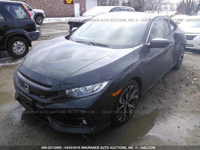 2HGFC3A54JH752523 - 2018 HONDA CIVIC SI BLACK photo 2