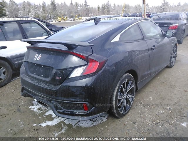 2HGFC3A54JH752523 - 2018 HONDA CIVIC SI BLACK photo 4