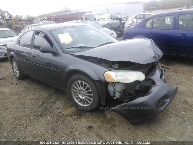 1C3EL46X35N703065 - 2005 CHRYSLER SEBRING GRAY photo 1